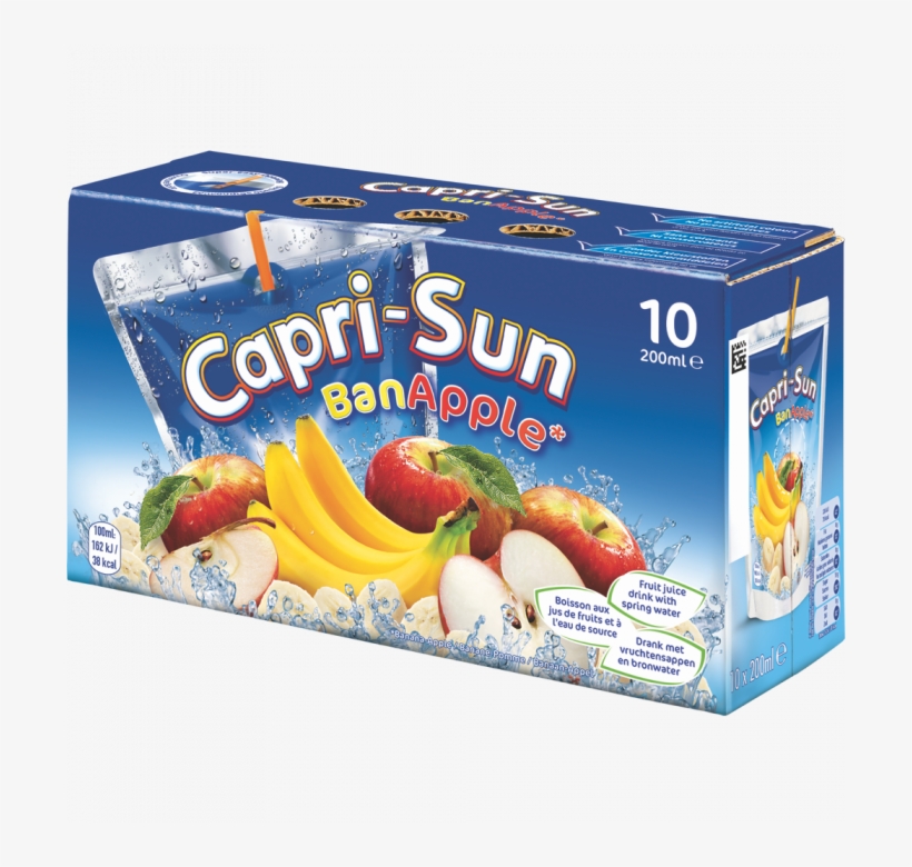 Capri-sun Banana Apple Clip 10 X 20cl - Capri Sun Banapple, transparent png #3931335