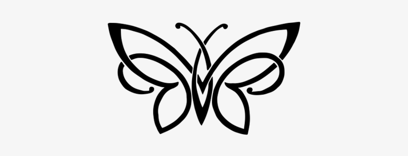 Butterfly Ornamental Tattoo Design – Tattoos Wizard Designs