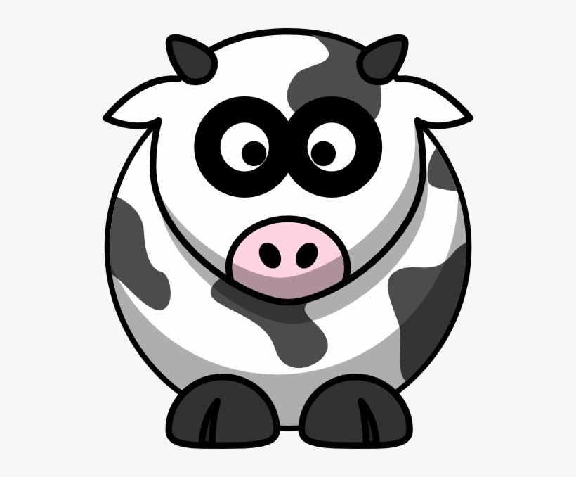 Download Brown And White Cartoon Cow Svg Clip Arts 528 X 598 Free Transparent Png Download Pngkey