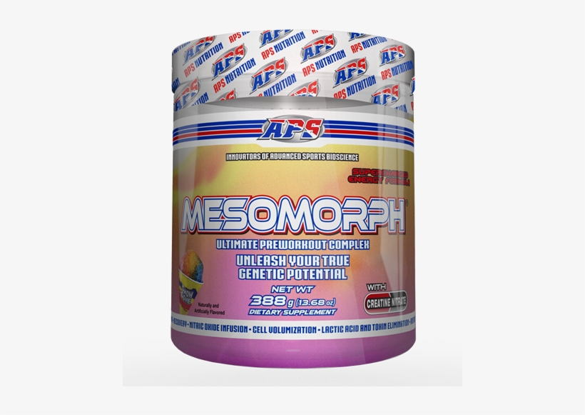 Aps Mesomorph V3 Pre-workout Snow Cone - Mesomorph Pre Workout, transparent png #3983703