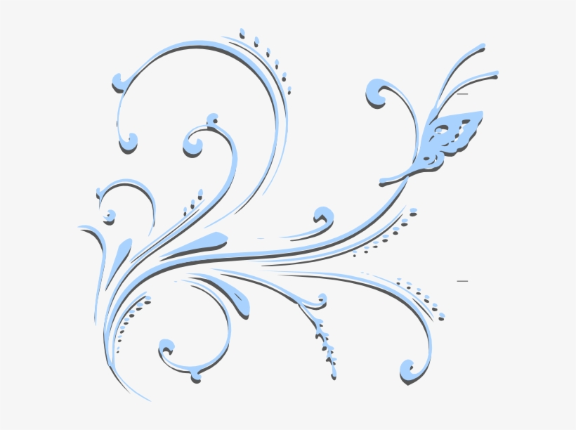Butterfly Scroll Svg Clip Arts 600 X 532 Px, transparent png #3990057
