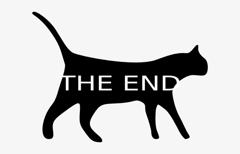 End Kitty Cat Png - End Clipart Free, transparent png #3999197