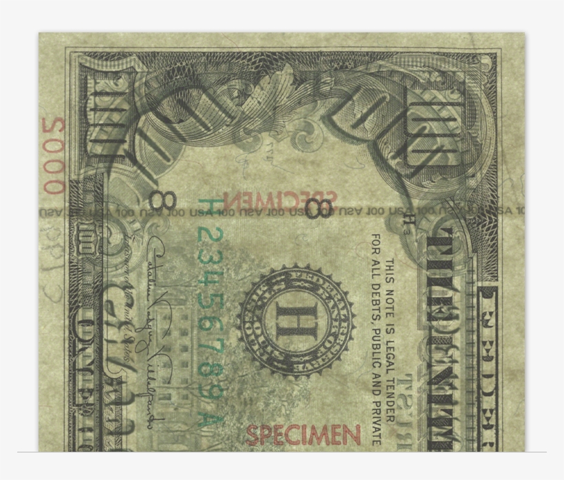 1990 $100 Thread - 1990 Series 100 Dollar Bill Security Features - Free ...