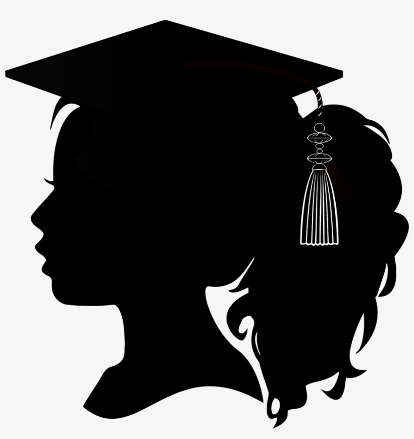 Download Http - //a - Top4top - Net/p 114at6e4 College Graduation - Black Girl Head Silhouette - Free ...