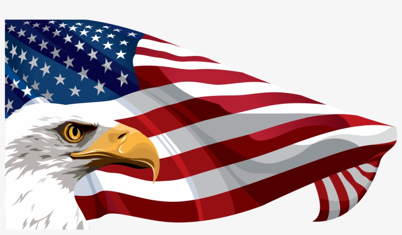 Download American Flag Free Png Transparent Image And - American Flag And Eagle Clip Art, transparent png #49853