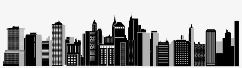 City Black And White Png - Free Transparent PNG Download - PNGkey