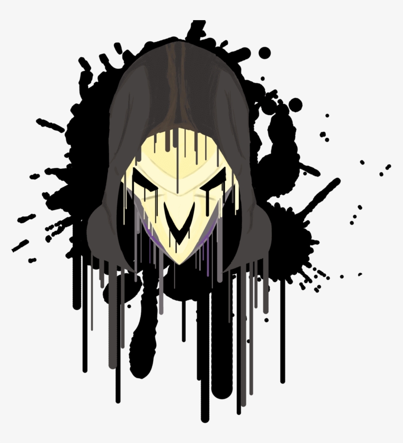 Reaper Overwatch Paint By Keithyboy Da3vz3g 1 Overwatch Reaper Logo Free Transparent Png Download Pngkey - roblox reaper overwatch