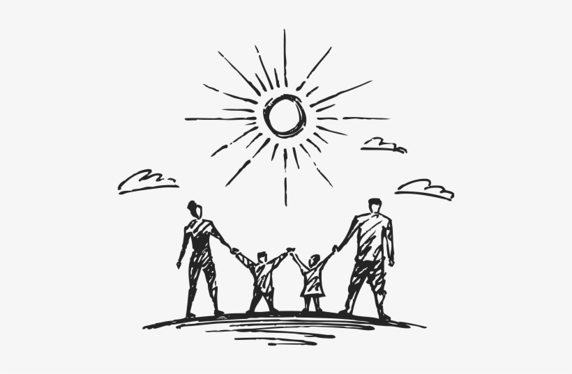 Happy Family Silhouette PNG Transparent Happy Family Silhouette Picture  Family Drawing Silhouette Drawing Family Sketch PNG Image For Free  Download