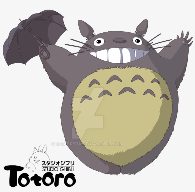 Smile Clipart Totoro - My Neighbor Totoro Smiling - Free Transparent