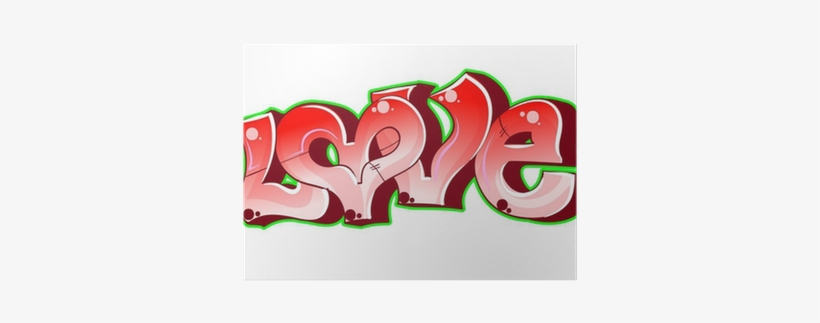 Love In Graffiti Easy Free Transparent Png Download Pngkey