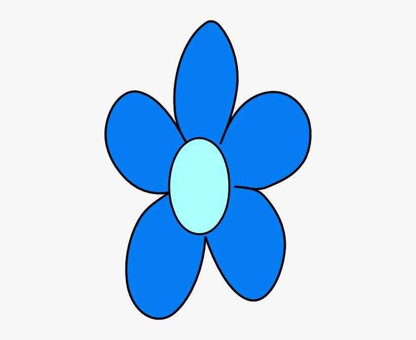 Download Blue Flower No Stem Svg Clip Arts 408 X 591 Px Free Transparent Png Download Pngkey