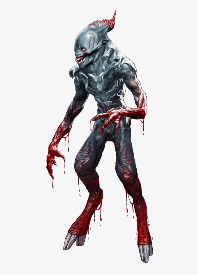 Baubas, An Evil Spirit With Long Lean Arms, Wrinkly - Babau Demon Pathfinder, transparent png #4046140