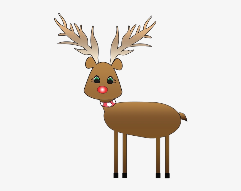 Christmas, Reindeer, - Rudolf Rendier Png - Free Transparent PNG ...