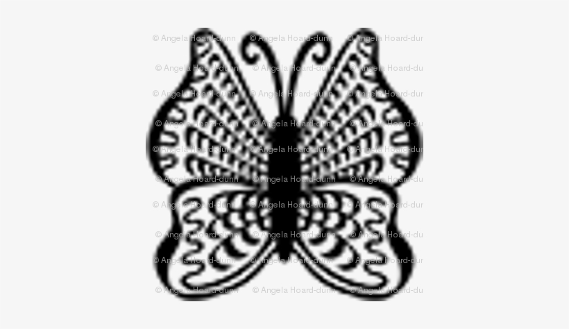 Black And White Butterfly Miniature - Papilio Machaon, transparent png #4089470