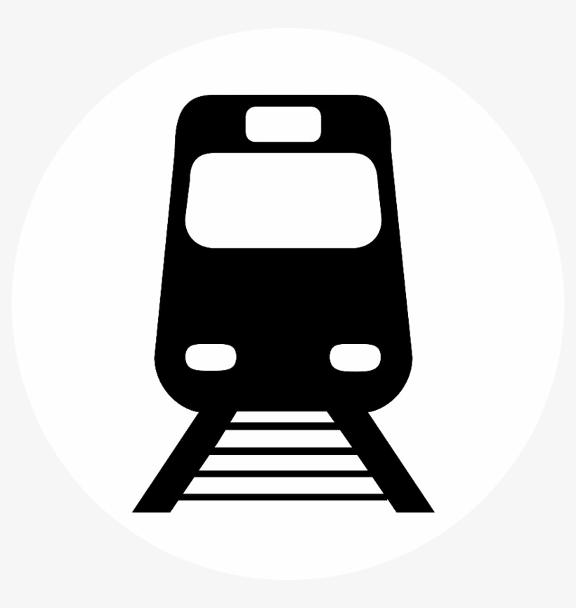 By Train - Png Train Pictogramme, transparent png #4108916