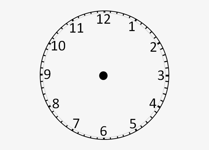 Printable Clock Face Without Hands Printable Templates