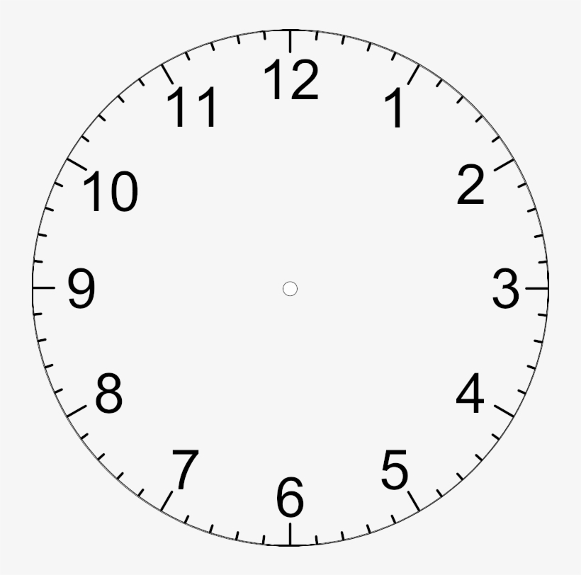 Free Download Clock Template With Hands Clipart Clock - Clock Icon With ...