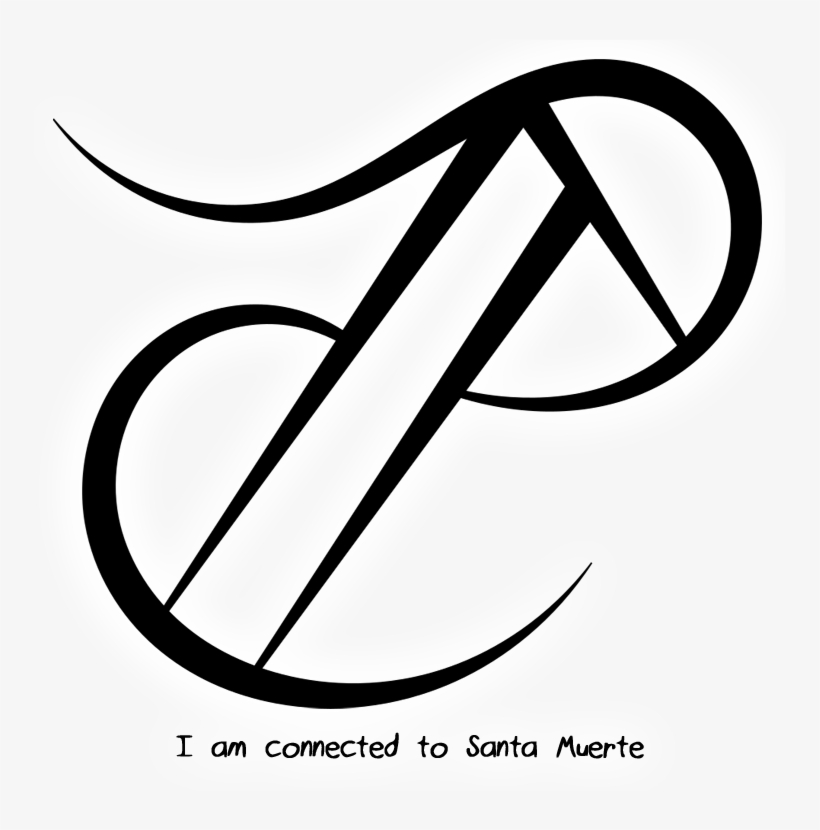 i am connected to santa muerte sigil requested by sigil free transparent png download pngkey i am connected to santa muerte sigil