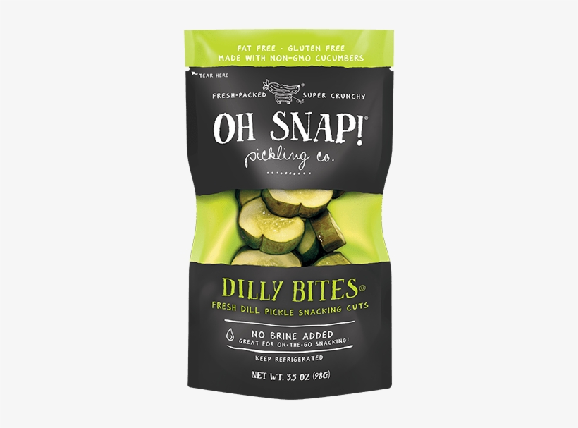 We've Conveniently Sliced Our Classic Dills Into The - Oh Snap Pickles, transparent png #4132125