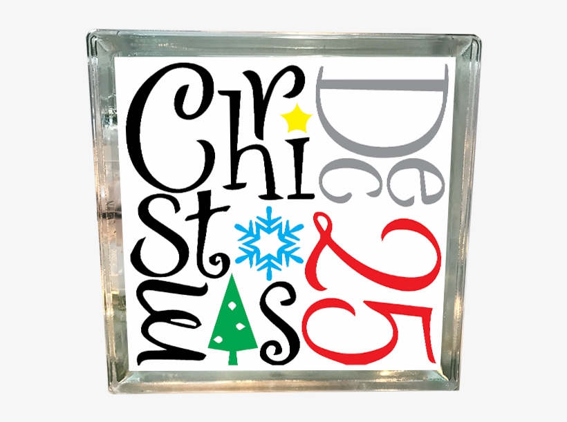 Christmas Word Collage Light Block - Christmas Day - Free Transparent PNG Download - PNGkey