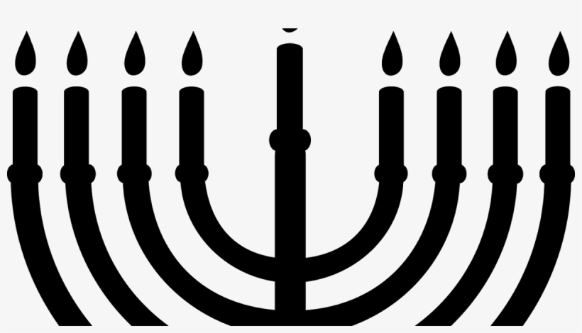 hanukkah banner clipart outline