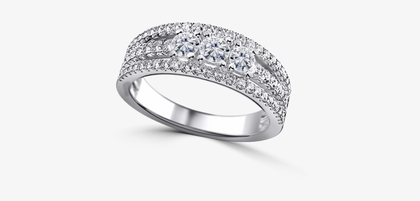 Broad Diamond Engagement Ring - Pre-engagement Ring, transparent png #420464