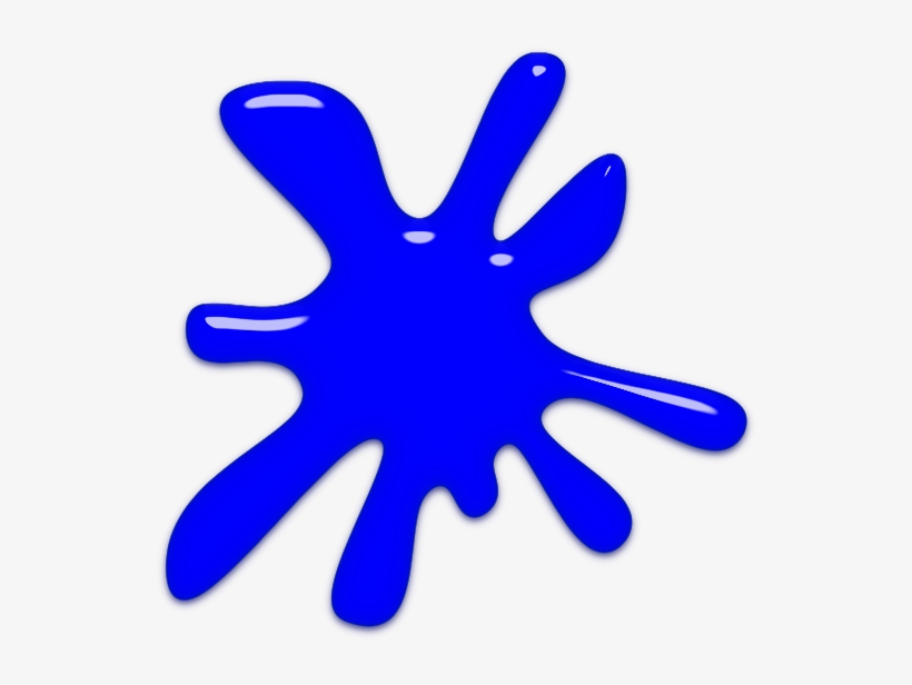 Blur Clipart Splat - Blue Paint Splash Clipart - Free Transparent PNG ...