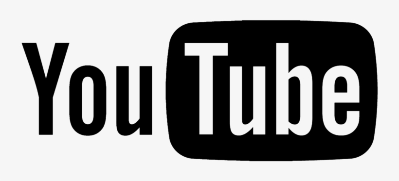 Youtube Logo Black Color Png Youtube Logo White Svg Free Transparent Png Download Pngkey