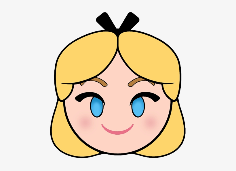 Alice - Disney Emoji Coloring Pages - Free Transparent PNG ...