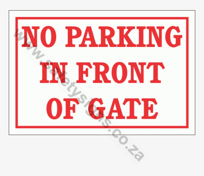 No Parking In Front Of Gate Sign - Quanah Parker: Comanche Chief [book], transparent png #4208155