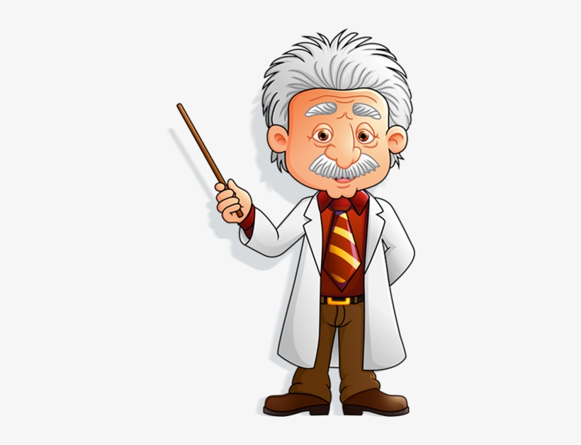 Einstein - “ - Cartoon Einstein Teacher Png - Free Transparent PNG