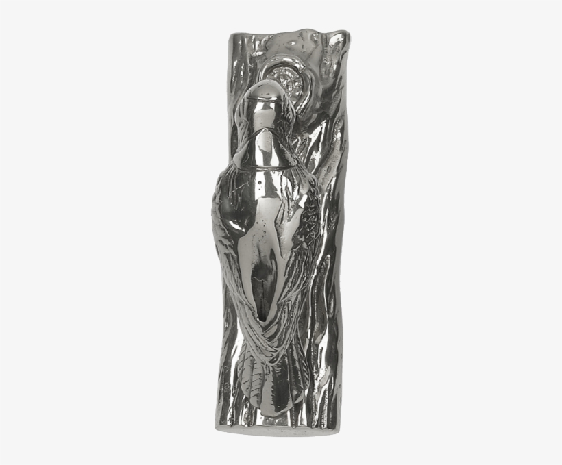 Bright Chrome Woodpecker Door Knocker Relief Free