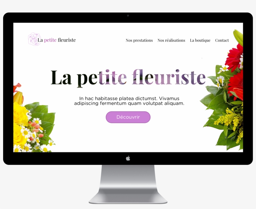 La Petite Fleuriste Mockup Desktop Blumenstrauss Symphonie Mit Vase Blumen Online Verschicken Free Transparent Png Download Pngkey