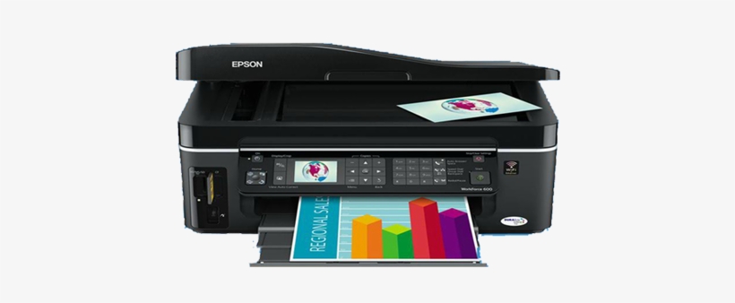 Latest Printers - Epson Stylus Office Tx600fw - Free Transparent PNG  Download - PNGkey