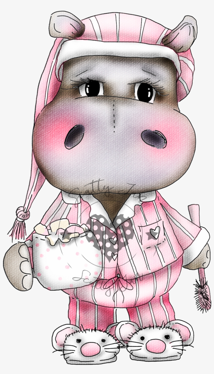 This Is Helga Hippo Bedtime, How Cute Is She, You Can - Portable ...