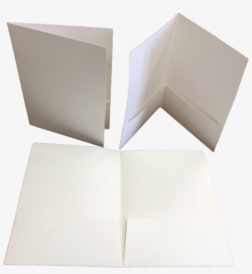 9×12 12pt C1s Blank/white Presentation Folders - Free Transparent PNG ...