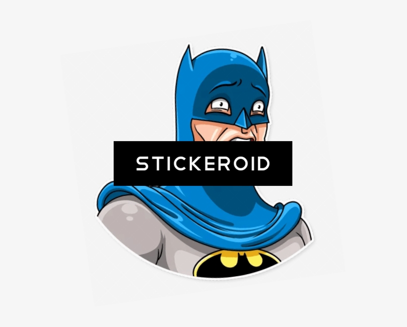 Wrong Batman Shocked - Sticker - Free Transparent PNG Download - PNGkey