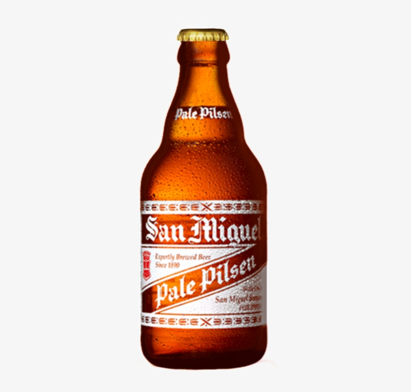 San Miguel Beer Bottle Png - San Miguel Pale Pilsen Png - Free
