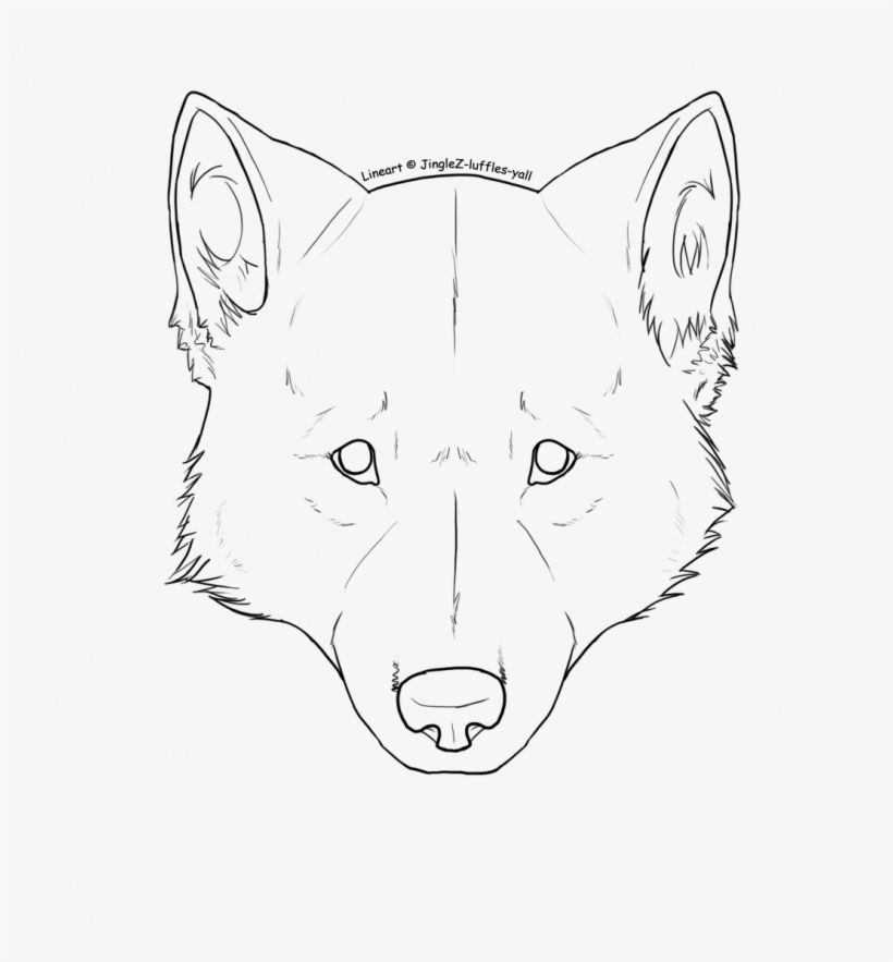 Wolf Head Outline PNG Transparent Images Free Download | Vector Files |  Pngtree