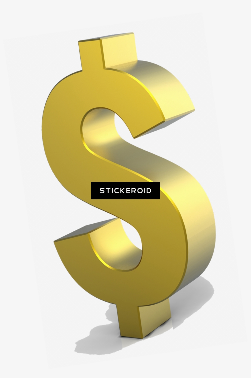 Gold Dollar - Number, transparent png #4350594