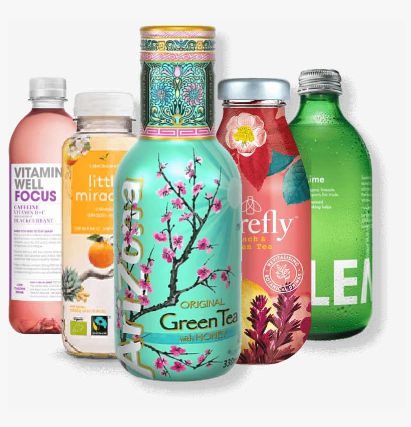 Discover Our Drinks - Arizona Green Tea With Honey Ice Tea 500ml, transparent png #4381137