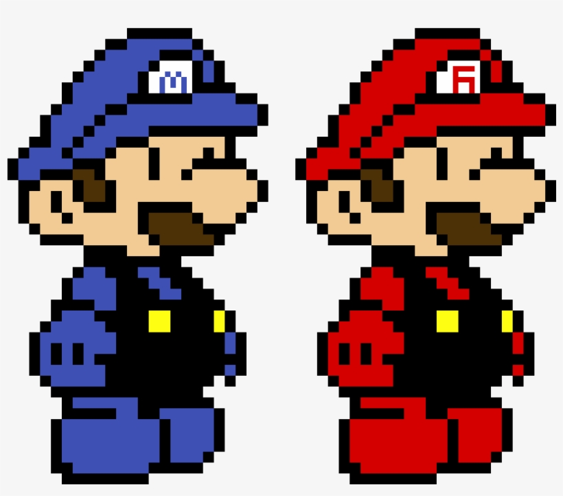 6ix9ine Vs Migos - Pixel Mario And Luigi - Free Transparent PNG ...