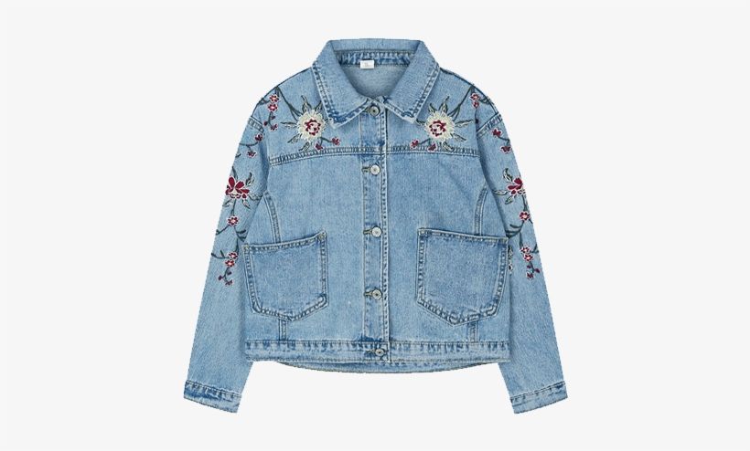 Itgirl Shop Roses Cute Embroidery Denim Jacket Aesthetic - free roblox girl cute aesthetic clothes