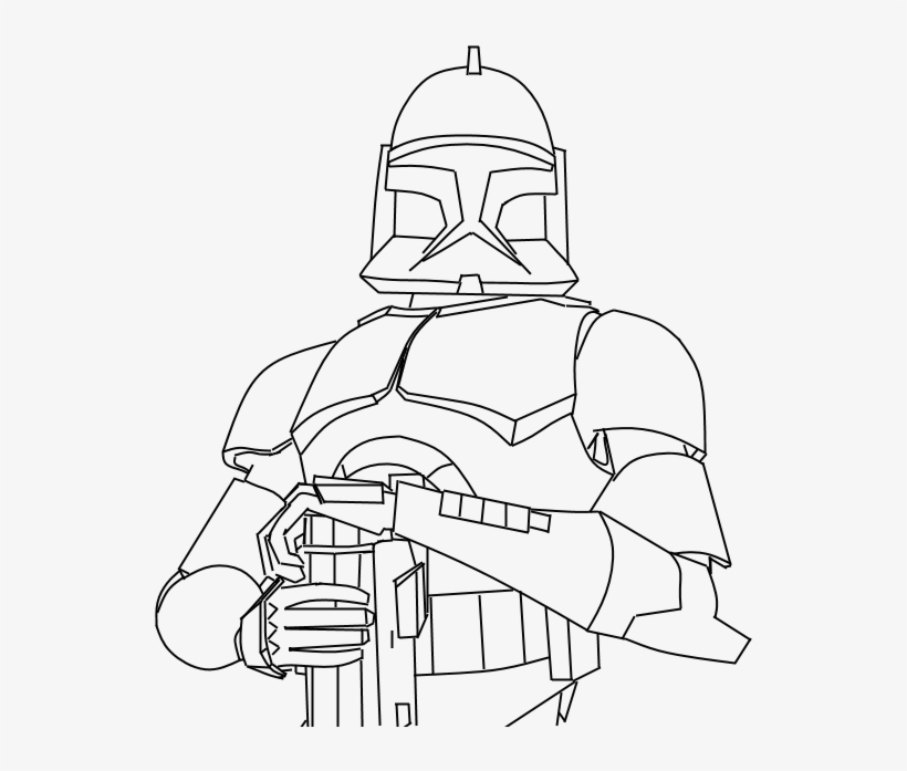 How To Draw A Clone Trooper Phase 2