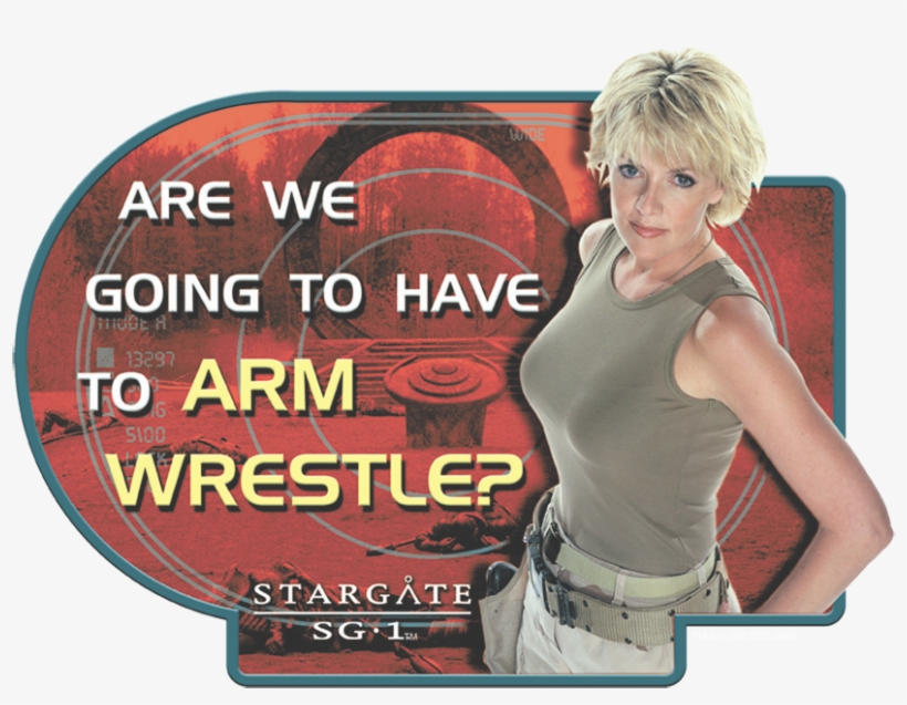 Stargate Arm Wrestle Men's Long Sleeve T-shirt - Men's Long Sleeve, transparent png #4462425