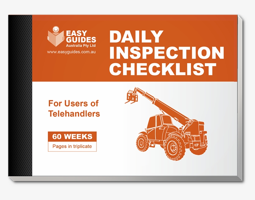 Telehandler Daily Inspection Checklist - Telehandler Daily Check Sheet, transparent png #4496915