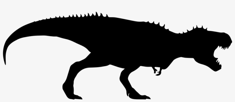 Download Tyrannosaurus Rex Dinosaur Silhouette T Rex Silhouette Svg Free Transparent Png Download Pngkey