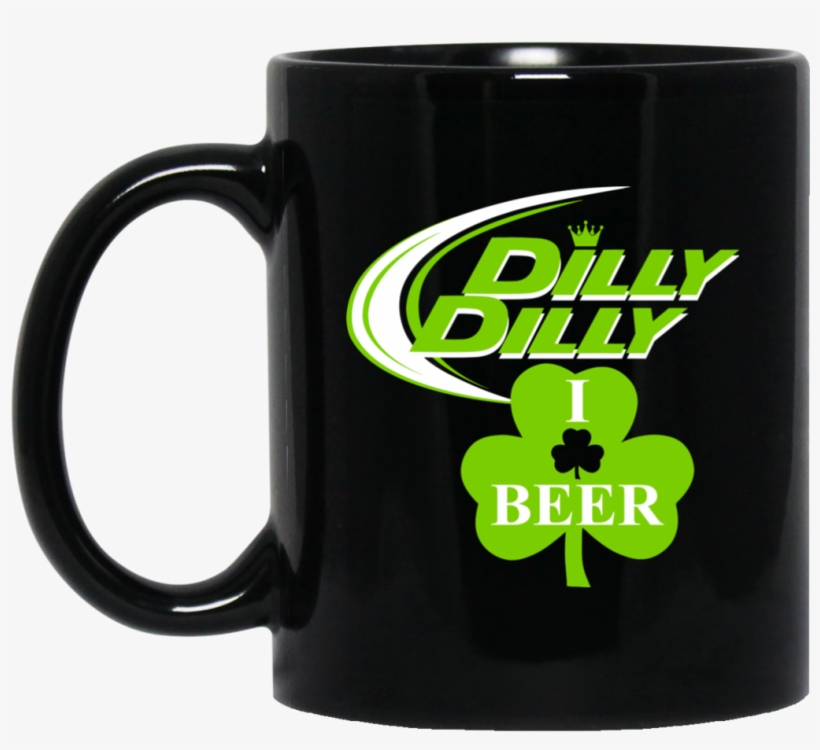 Dilly Dilly Bud Light I Shamrock Beer St Patricks Day - Stargate Sgc Coffee Mug, transparent png #4520479