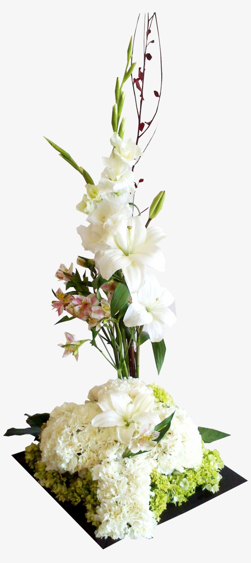 Arreglo Floral Cruz De Claveles Arrangements Pinterest - Floral Design -  Free Transparent PNG Download - PNGkey