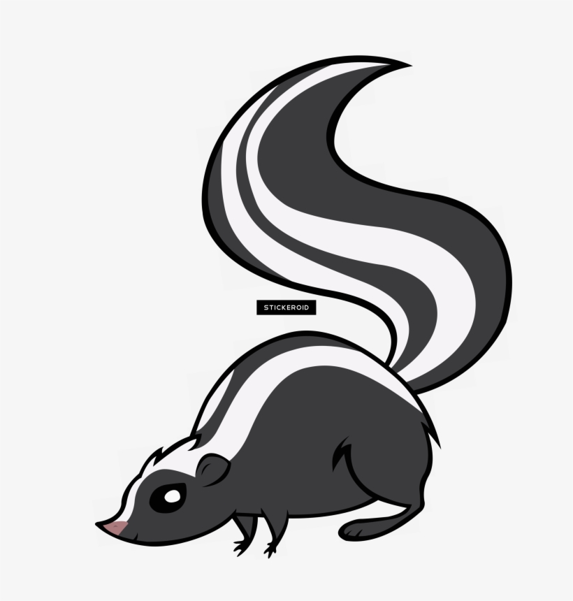 Skunk Animals - Skunk Emoji - Free Transparent PNG Download - PNGkey